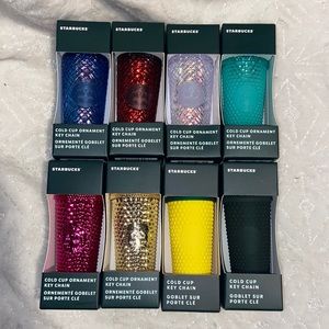 NEW Starbucks keychain ornaments